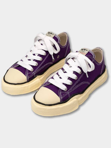 Yasuhiro Mihara Peterson VL OG Sole Canvas Low Top Sneakers Purple A09FW733 PURPLE - MAISON MIHARA YASUHIRO - BALAAN 1