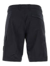 Light Stretch Cotton Bermuda Regular Fit Shorts Navy - STONE ISLAND - BALAAN 3