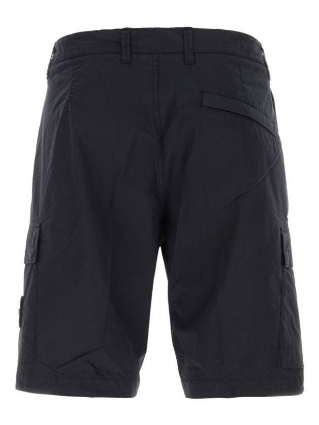 Light Stretch Cotton Bermuda Regular Fit Shorts Navy - STONE ISLAND - BALAAN 3