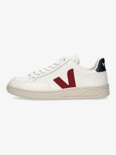 V12 Leather Sneakers White Marsala XD0201955 - VEJA - BALAAN 1