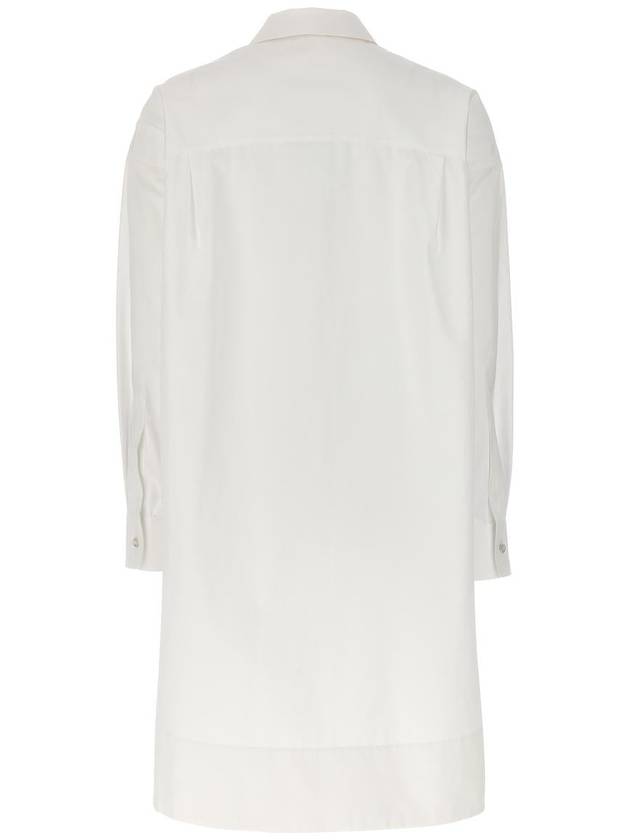 midi dress 780660 QAABC 9000 OPTICALWHITE - ALEXANDER MCQUEEN - BALAAN 3