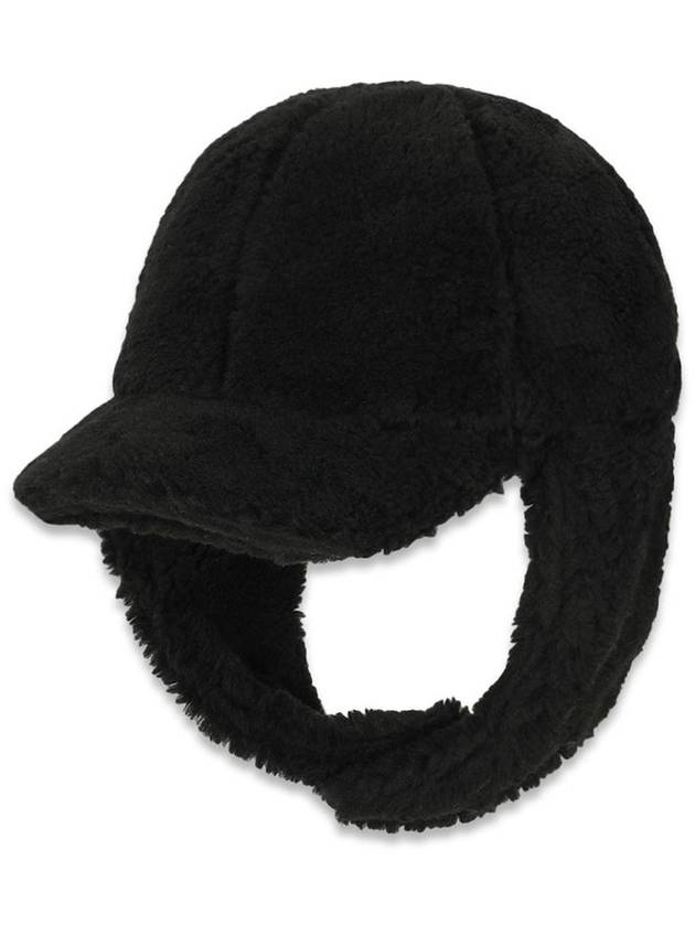 Boucle Ball Cap Boucle Cap Hat Black MCFW23BC 3BK - MACKY - BALAAN 2