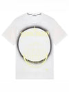 Men's Solar Eclipse Logo Short Sleeve T-Shirt White - STONE ISLAND - BALAAN 2