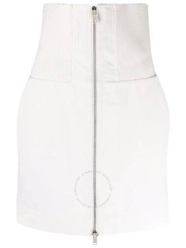 Stella Mccartney Ladies White Alter Mat Mini Zip Skirt, Brand Size 34 (US Szie 0) - STELLA MCCARTNEY - BALAAN 1