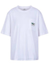 Flee loose fit round neck short sleeve T-shirt MW3SE060VIO - P_LABEL - BALAAN 7