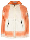 Hand Sprayed Mussola Gommata TC Hooded Jacket Sienna Brown - STONE ISLAND - BALAAN 2