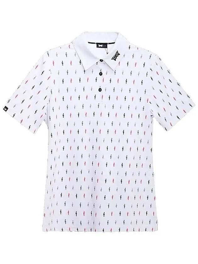 Golf Short Sleeve Cactus Polo CW-2019SS-CACTUSWHT - PXG - BALAAN 1