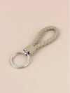 Bottega Intrecciato Keyring Gray Beige 709727 VMAY1 1511 - BOTTEGA VENETA - BALAAN 1