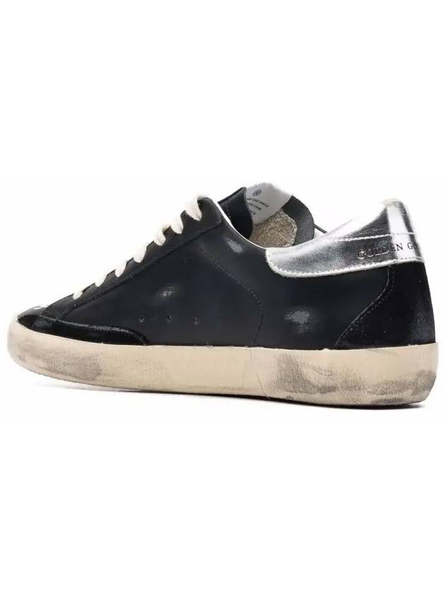 Superstar Low Top Sneakers Silver Black - GOLDEN GOOSE - BALAAN 4