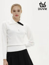 color combination wide collar knit sweater DD3WSW253WH - DUVIK - BALAAN 5