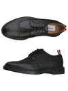 Men's Classic Long Wing Brogue Lace Up Brogue Shoes Black - THOM BROWNE - BALAAN 2