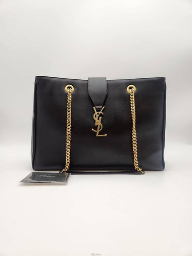 Daol Beomeo Branch Classic Monogram Chain Shoulder Bag Black 342021 Condition A - SAINT LAURENT - BALAAN 1