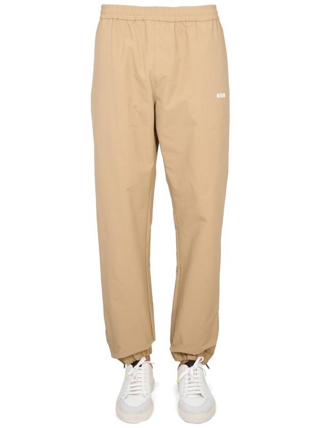 PANTS WITH LOGO - MSGM - BALAAN 1