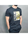 Print Short Sleeve T-Shirt Black - ALEXANDER MCQUEEN - BALAAN 4