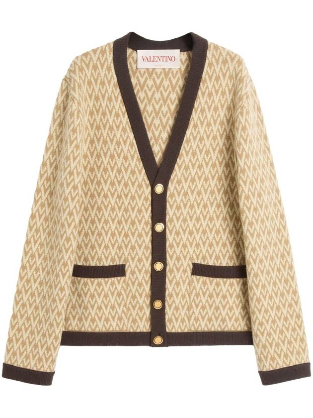 Valentino Garavani Sweaters Beige - VALENTINO - BALAAN 1