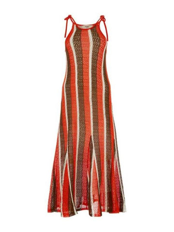 midi dress FDZB50ANZF F0QD6 PRINTED - FENDI - BALAAN 1