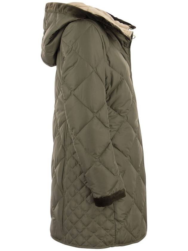 Virginia Quilted Coat with Hood - FAY - BALAAN 3