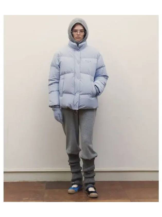 PUFFER DUCK DOWN JACKET LAVENDER BLUE - BENSIMON - BALAAN 1