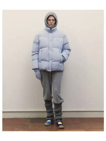 PUFFER DUCK DOWN JACKET LAVENDER BLUE - BENSIMON - BALAAN 1