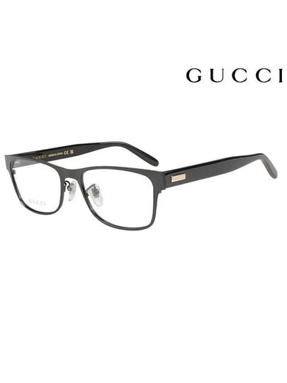 Eyewear Square Titanium Eyeglasses Black - GUCCI - BALAAN 2