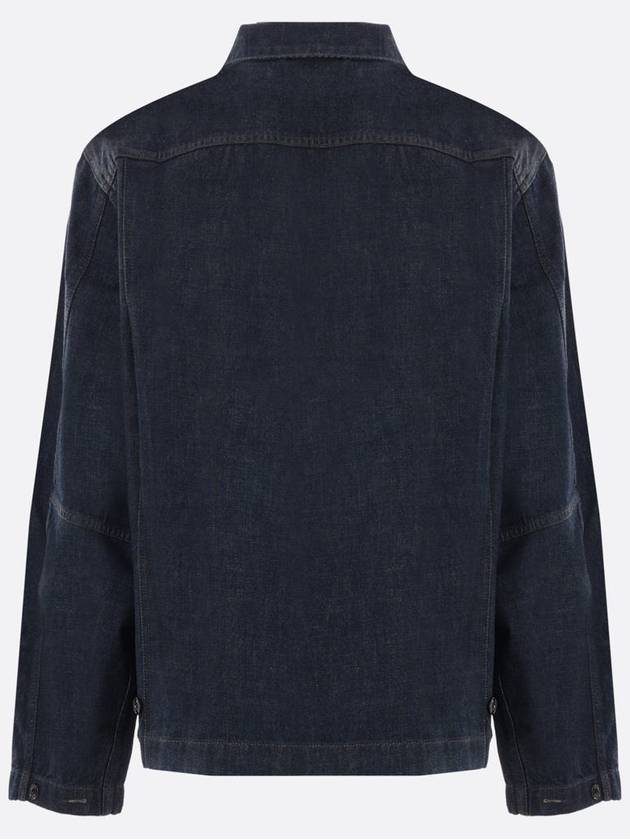 Boxy Denim Jacket Indigo - LEMAIRE - BALAAN 3