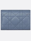 Jolie Glycine Wallet Denim Cannage Lambskin Blue S3102UNJB M90B - DIOR - BALAAN 5