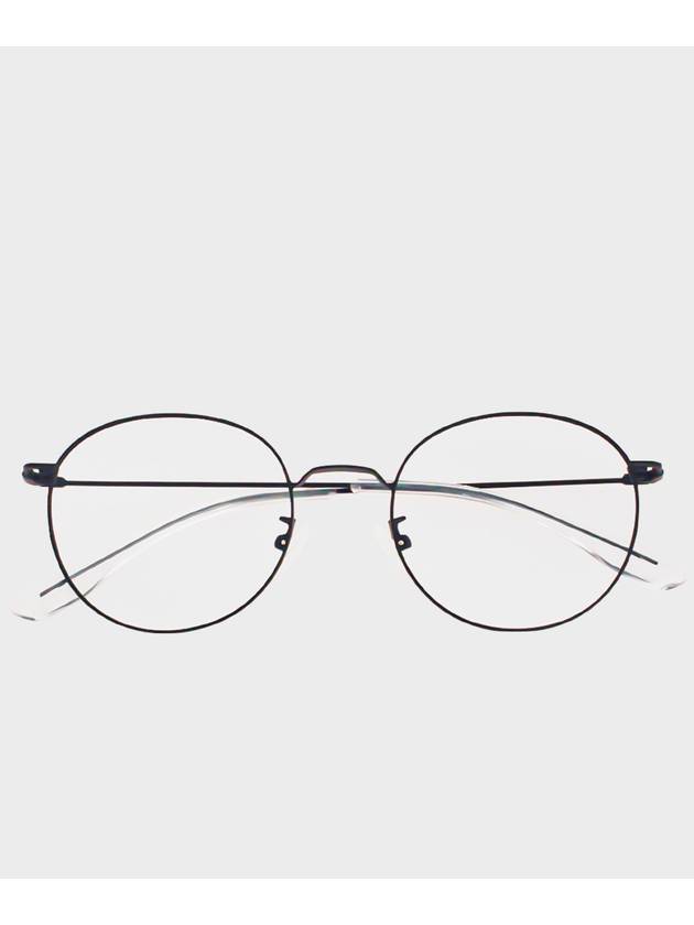 Eyewear Round Eyeglasses Matte Black - 134MM - BALAAN 2