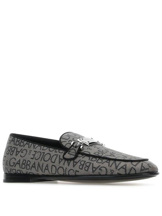 logo print loafers gray - DOLCE&GABBANA - BALAAN 3