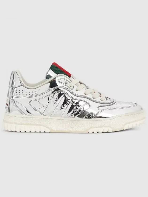 Re Web Low Top Sneakers Silver - GUCCI - BALAAN 2