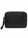 Debossed Whislet Wash Bag Black - THOM BROWNE - BALAAN 2