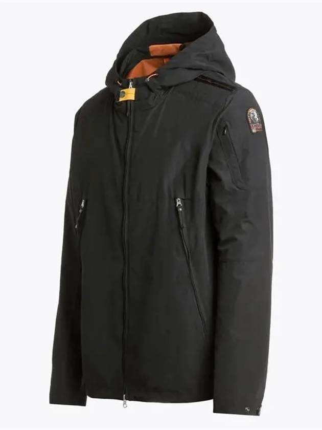 Men s Uta Hooded Zip Up Black - PARAJUMPERS - BALAAN 4