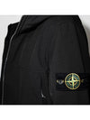 Soft Shell Brushed Lining Zip Up Hoodie Black - STONE ISLAND - BALAAN 5