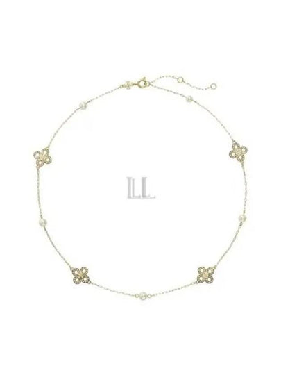 Kira Clover Pearl Necklace Gold - TORY BURCH - BALAAN 2