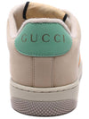 Women's Screener GG Crystal Low Top Sneakers Beige - GUCCI - BALAAN 5