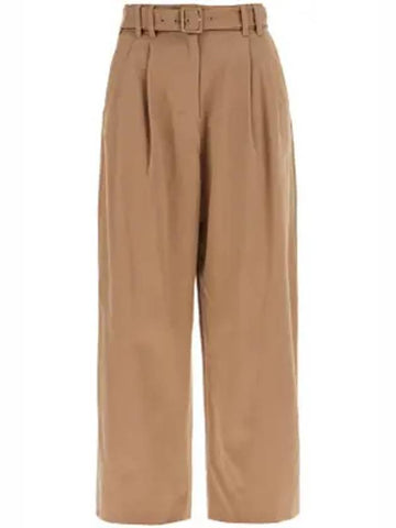 Dina wide pants beige - S MAX MARA - BALAAN 1