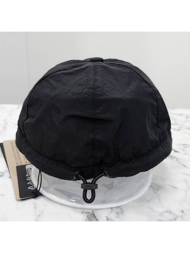 Logo Nylon Metal 6-Panel Ball Cap Black - STONE ISLAND - BALAAN 4