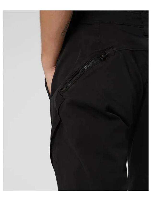 Garment Dyed Pocket Pants Black - CP COMPANY - BALAAN 3