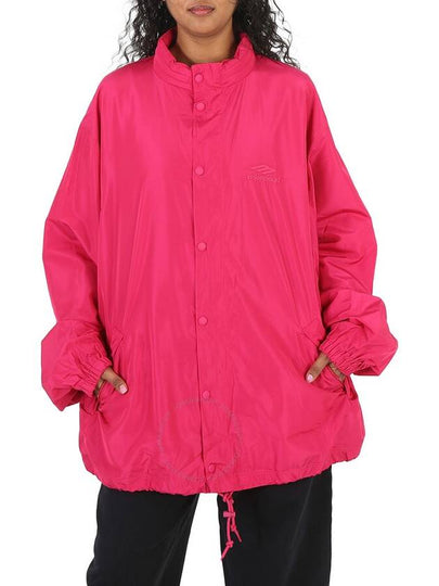 3B Icon Oversized Windbreaker Fuchsia - BALENCIAGA - BALAAN 2