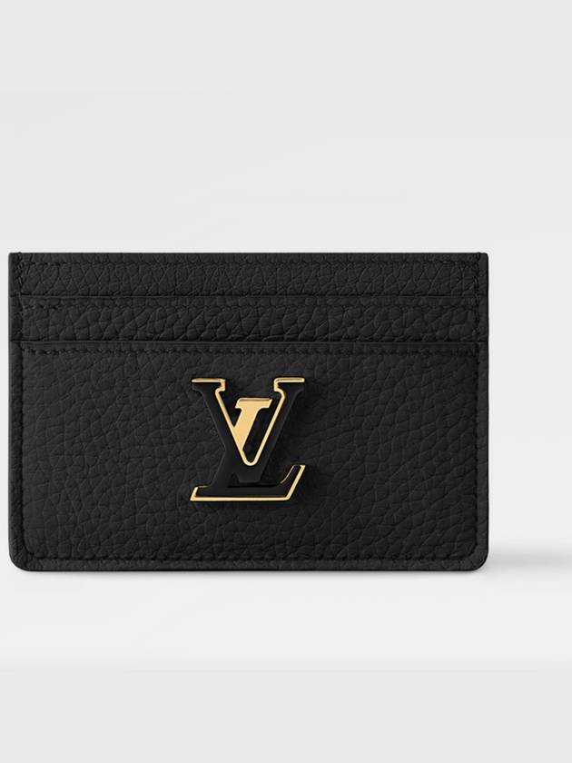 Capucines Card Wallet Black - LOUIS VUITTON - BALAAN 2