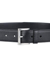 Leather Belt Black Black - PRADA - BALAAN 9