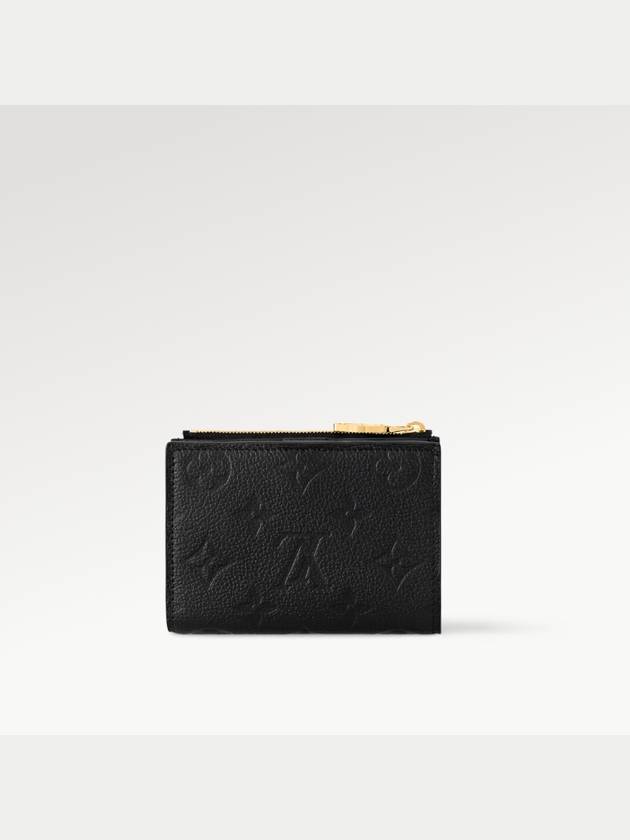 Lisa Monogram Leather Half Wallet Black - LOUIS VUITTON - BALAAN 7