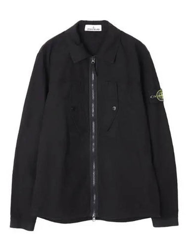 Heavy Duty Cotton Ripstop Overshirt Regular Fit - STONE ISLAND - BALAAN 1