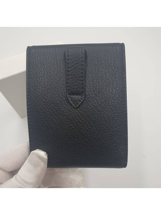 Contrast Stitch Halfwallet Black - MAISON MARGIELA - BALAAN 7