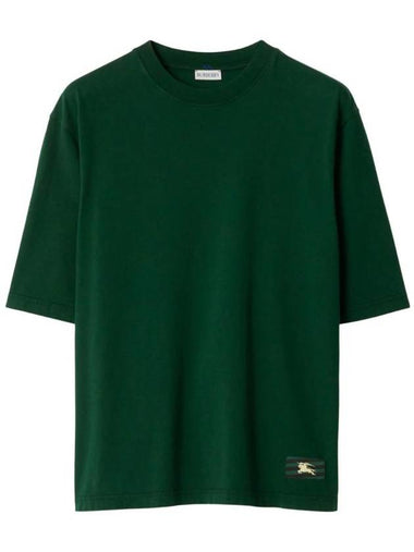 EKD Logo Patch Jersey Short Sleeve T-Shirt Green - BURBERRY - BALAAN 1