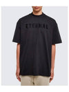 Men's Eternal ETERNAL Crew Neck Short Sleeve T-Shirt Black - FEAR OF GOD - BALAAN 3