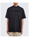 Eternal Crew Neck Cotton Short Sleeve T-Shirt Black - FEAR OF GOD - BALAAN 3