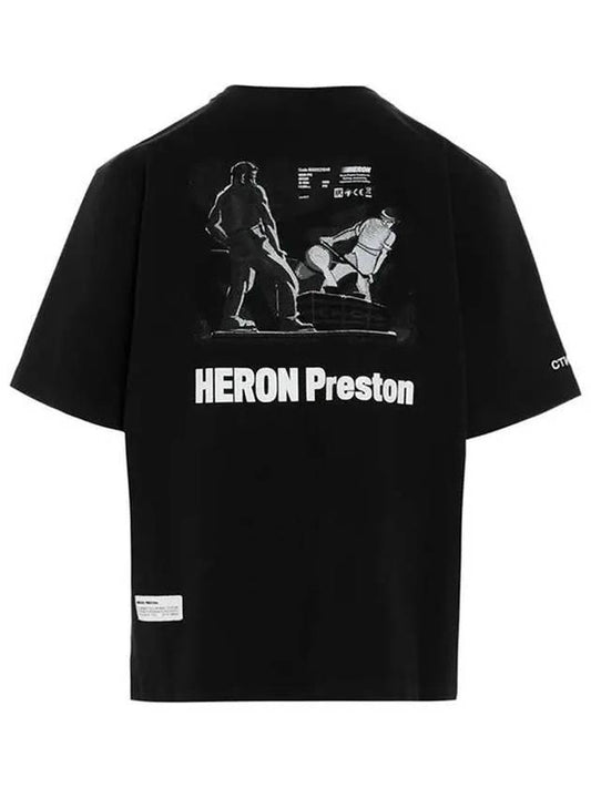Heron Preston Logo TShirt HMAA019R21JER002 1001 - HERON PRESTON - BALAAN 2