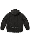 Y ripstop shell hooded jacket black - PALACE - BALAAN 6