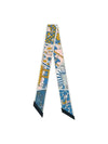 Factory Suite Twilly Scarf Blue - HERMES - BALAAN 1