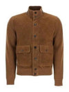 KBF001 YMW050F24 JB700 Front Suede Zip up Jacket - TOM FORD - BALAAN 2